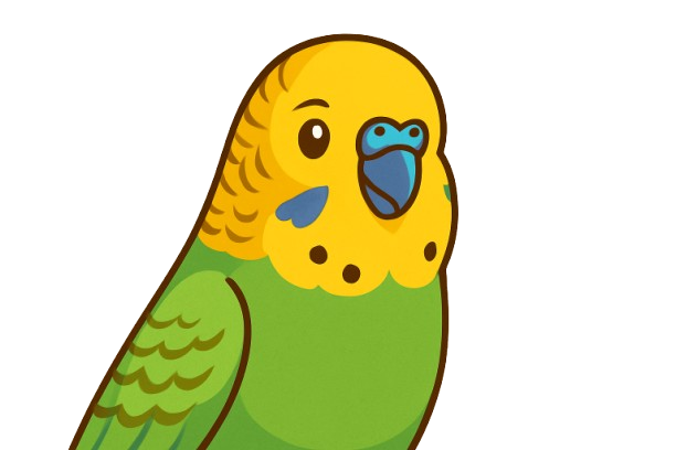 Gesunder Ziervogel